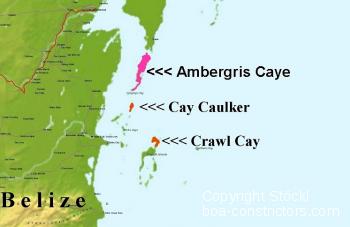 Ambergris Caye Map